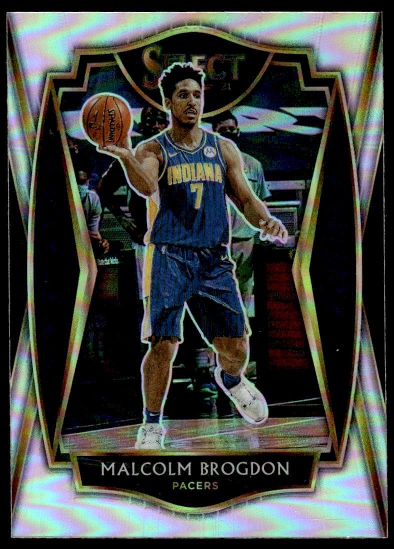 Malcolm Brogdon 2020 Panini Select 2020 Panini Select silver