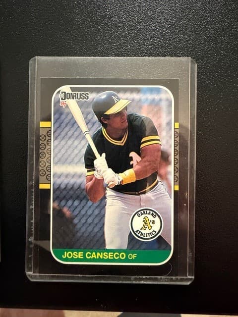 MLB BASEBALL OAKLAND ATHLETICS 1987 Donruss