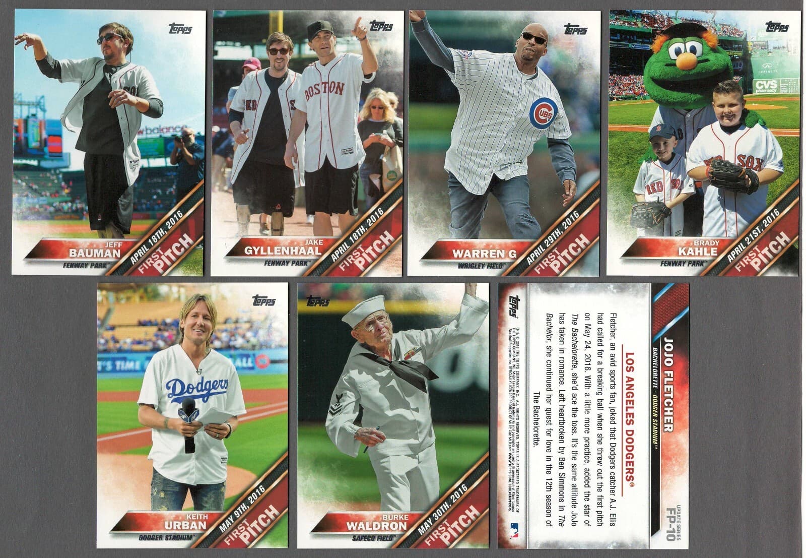 FIRST PITCH Single -FP10 2016 Topps Update