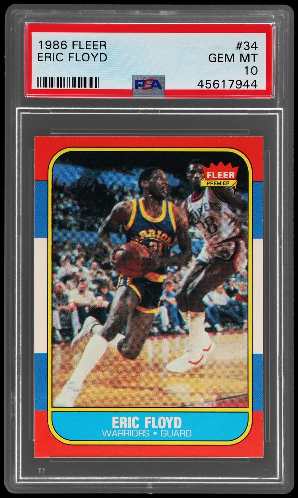 Eric Floyd Basketball 1986 Fleer 1986 Fleer