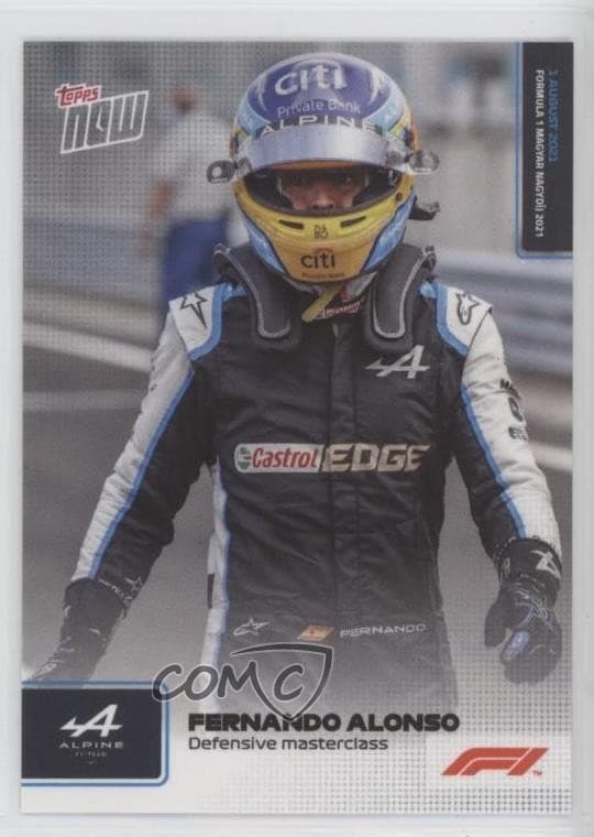 Fernando Alonso trading card