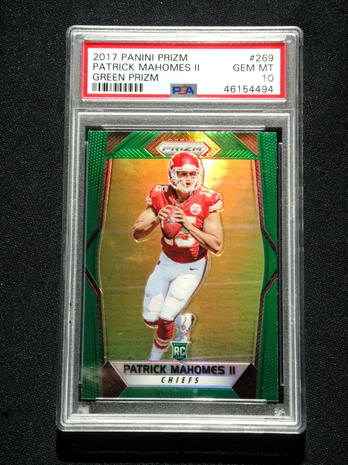 PATRICK MAHOMES GREEN RARE! 2017 Panini 2017 Panini example 2