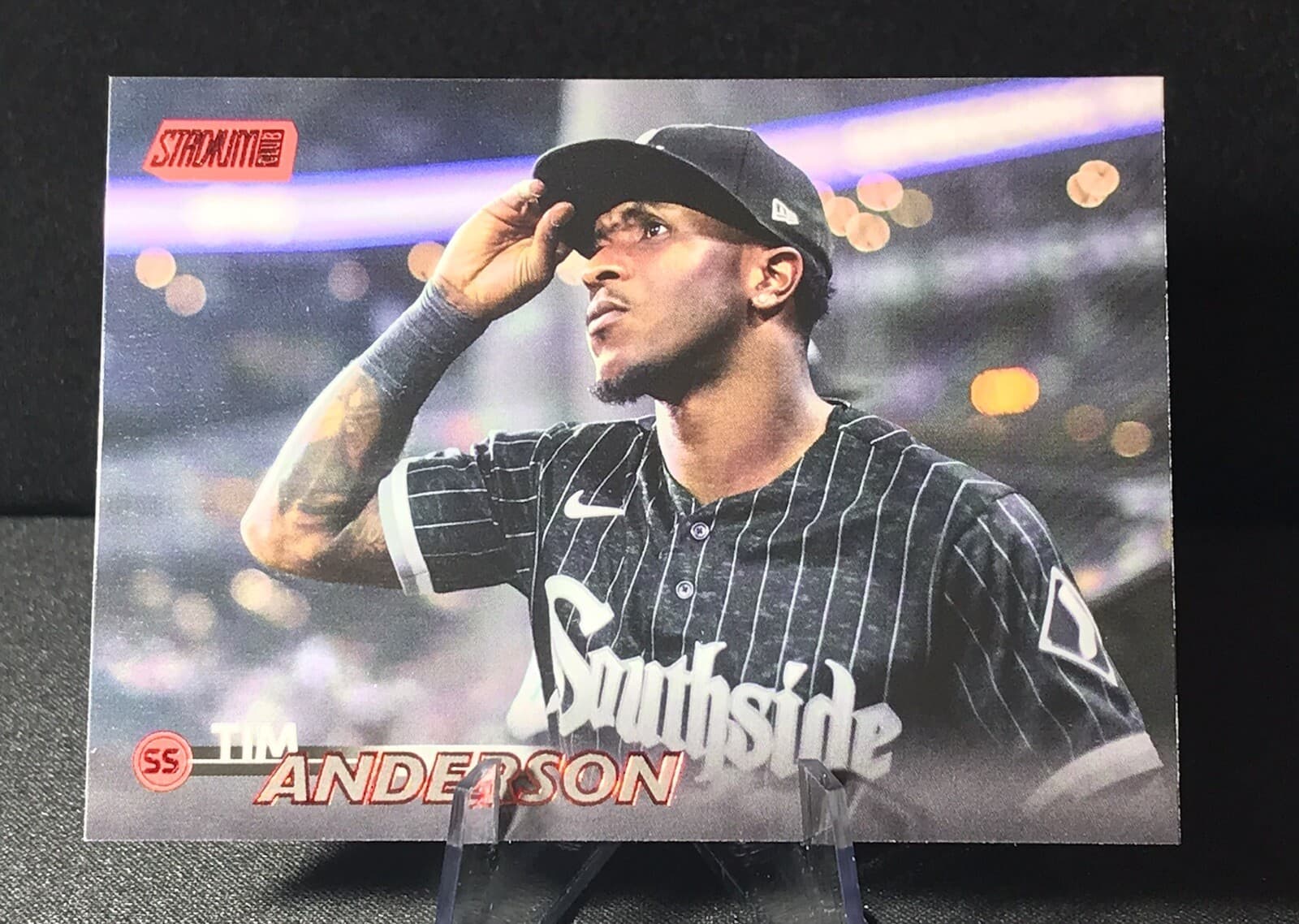 Tim Anderson Red 2023 Topps Stadium Club 2023 Topps Stadium Club