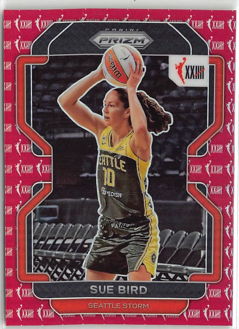 Red Sue Bird 2022 Panini Prizm 2022 Panini Prizm red