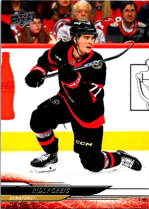 Ridly Greig trading card