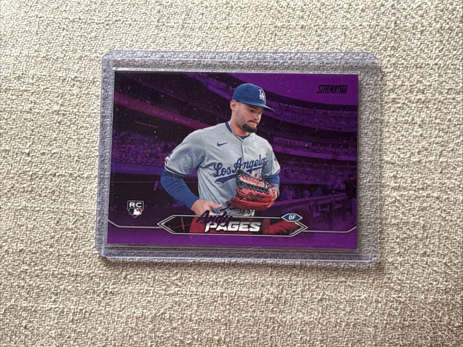 Andy Pages Purple 2024 Topps Stadium Club