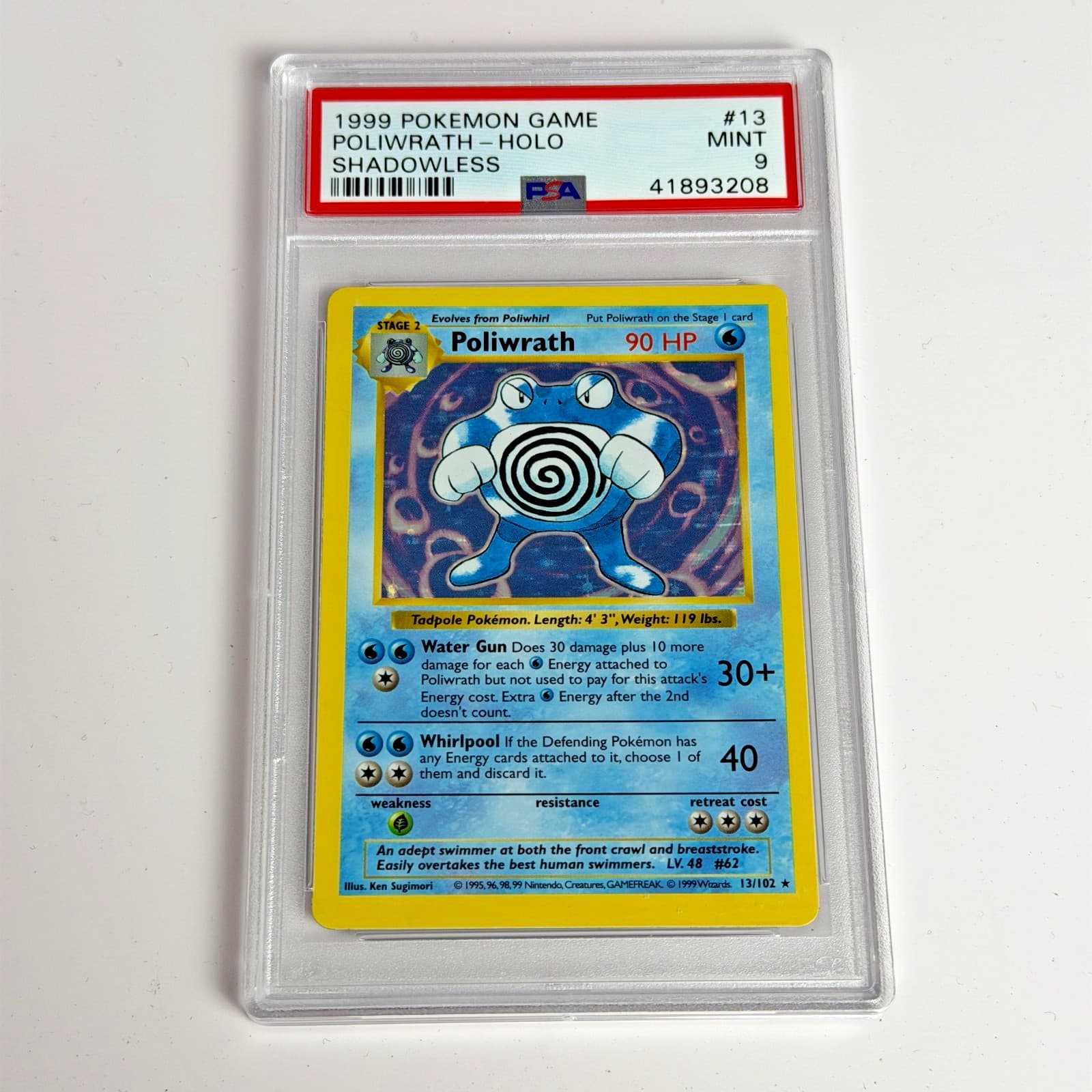 POKEMON SET SHADOWLESS POLIWRA 1999 Unknown 1999 Unknown