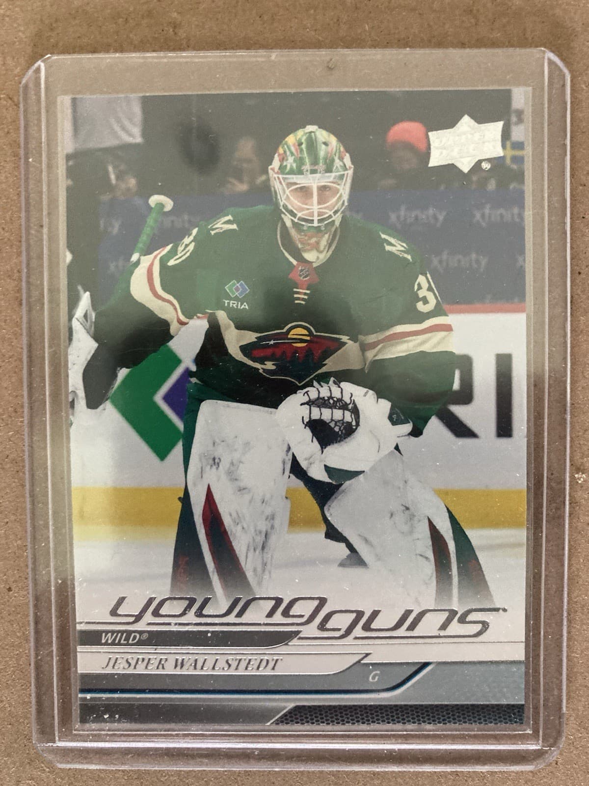 Jesper Wallstedt trading card