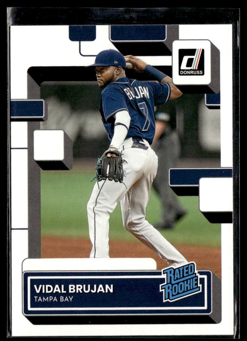 Vidal Brujan Rays 2022 Donruss