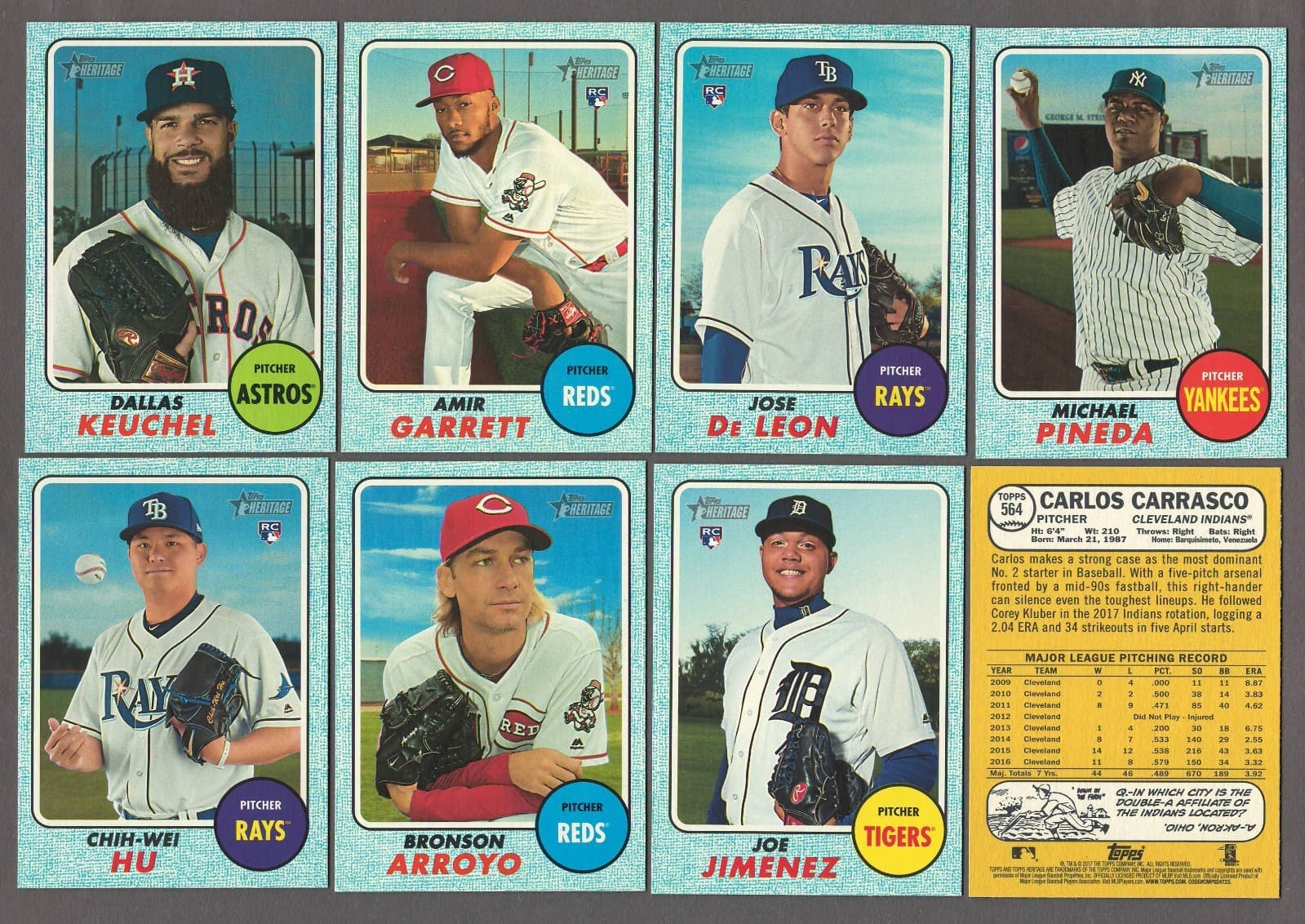 Border Single Cards 2017 Topps Heritage