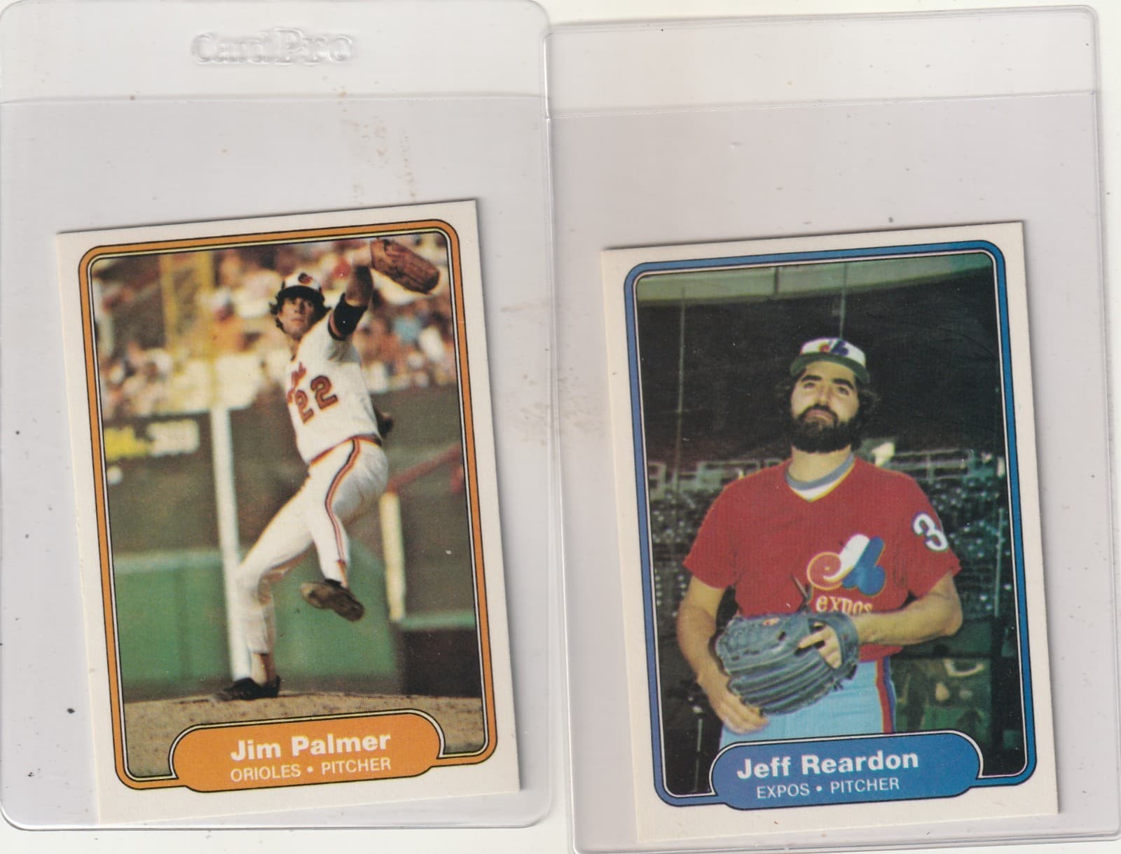 2- PALMER/REARDON NM/MT INV. 9 1982 Fleer 1982 Fleer
