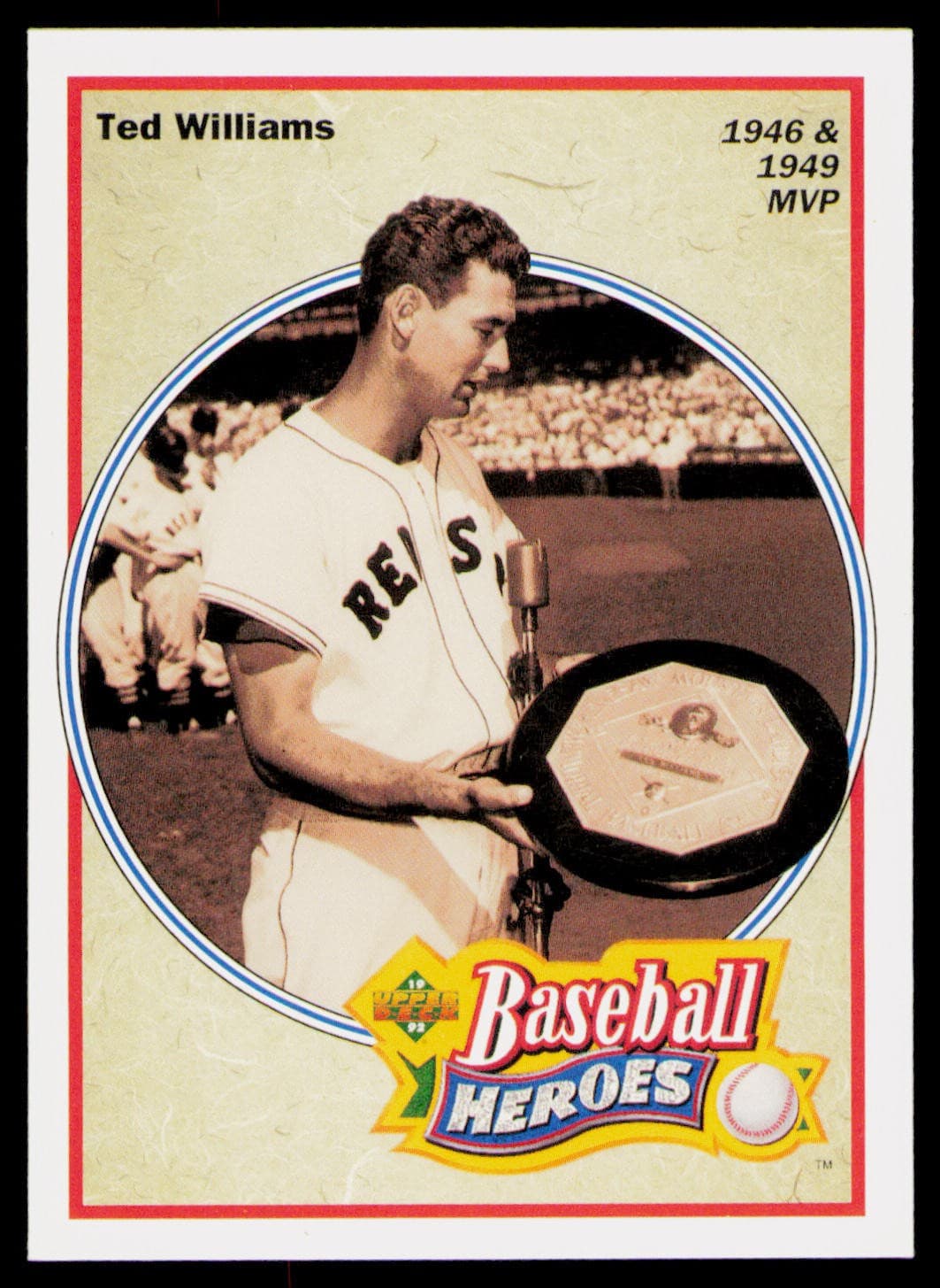 Ted Williams Baseball 1992 Upper Deck
