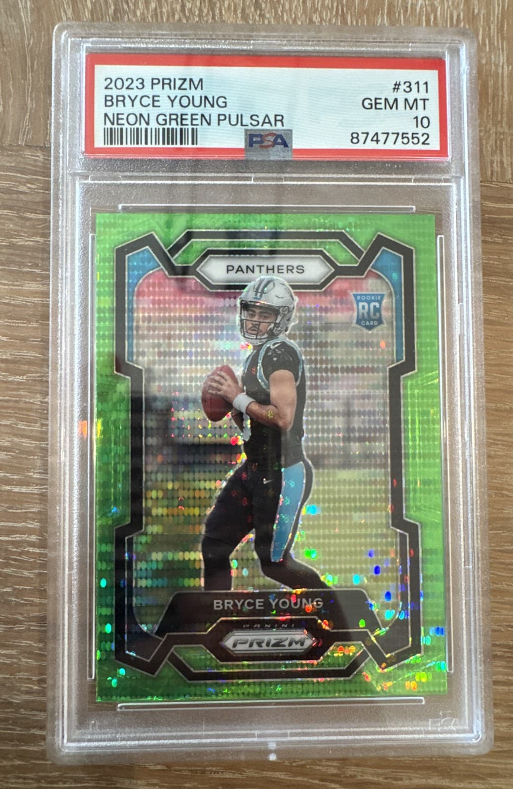 Bryce Young trading card