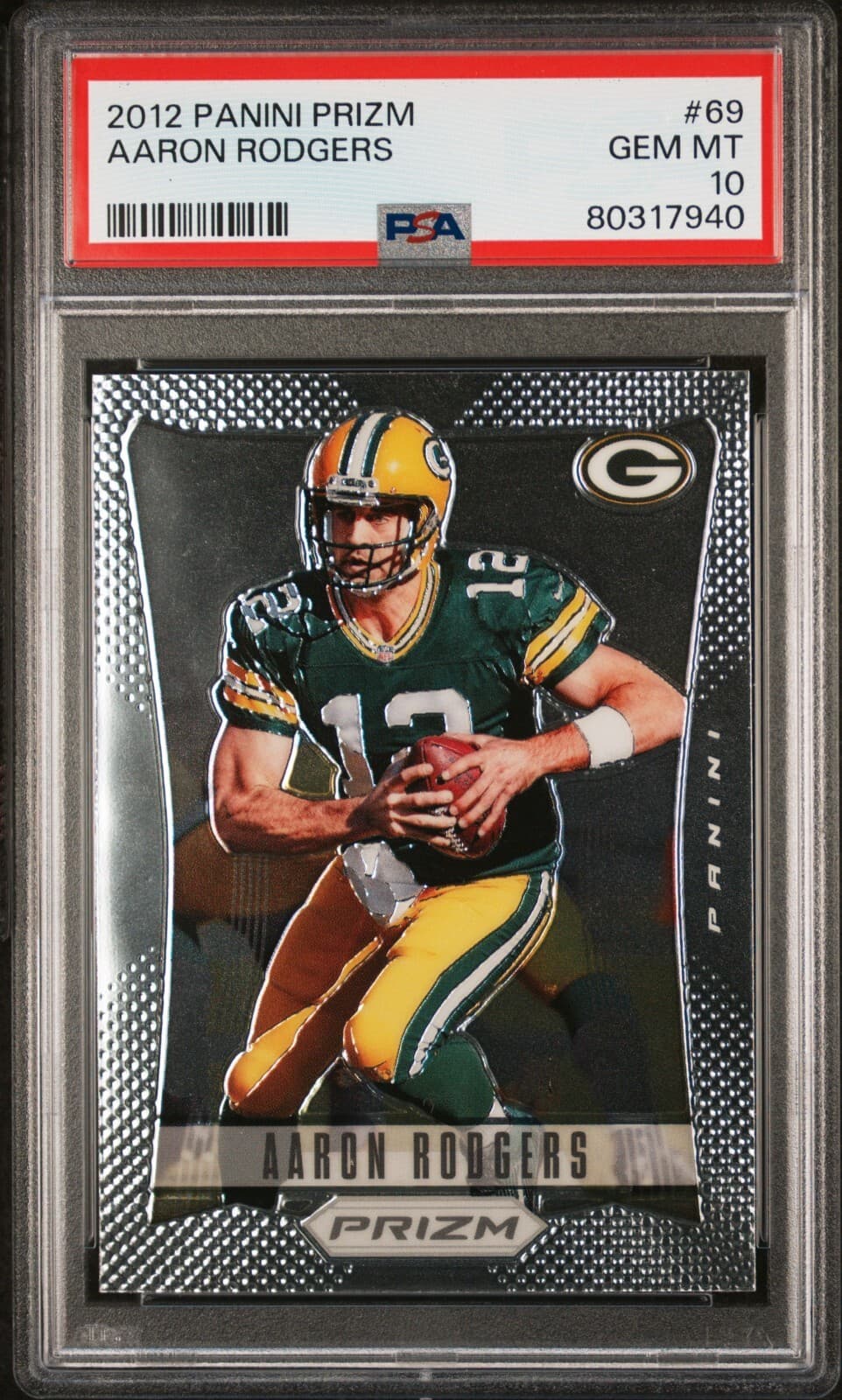Aaron Rodgers Football 2012 Panini Prizm