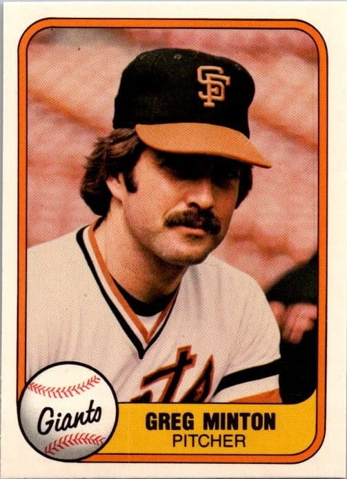 Greg Minton 1981 Fleer 1981 Fleer