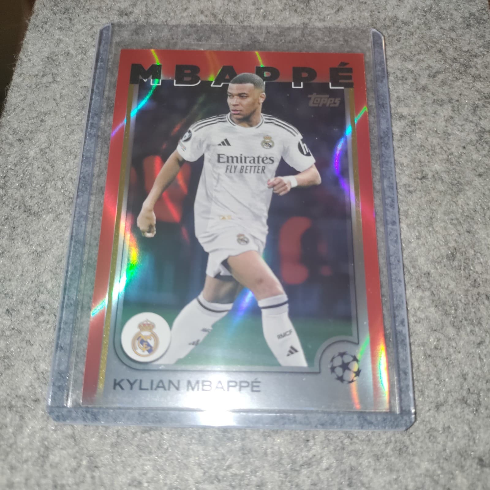 Kylian Mbappé trading card