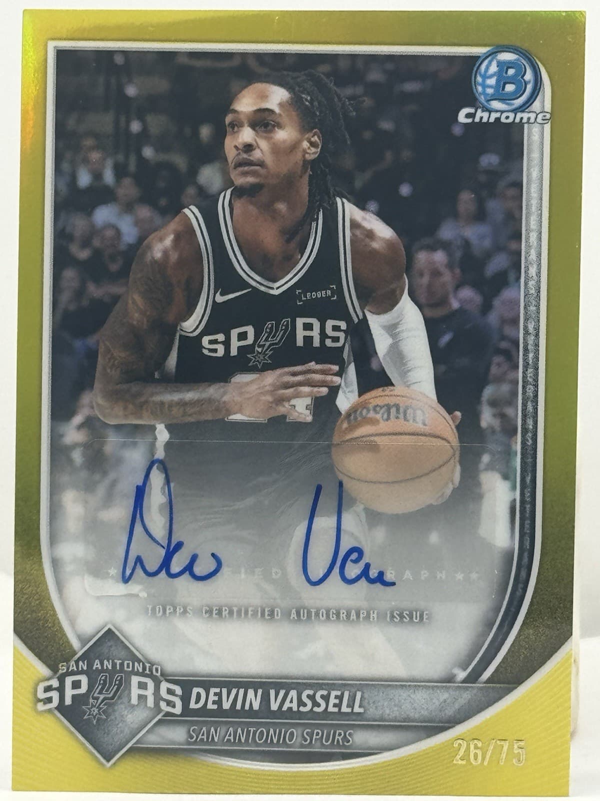 Basketball Yellow 2025 Bowman Chrome 2025 Bowman Chrome