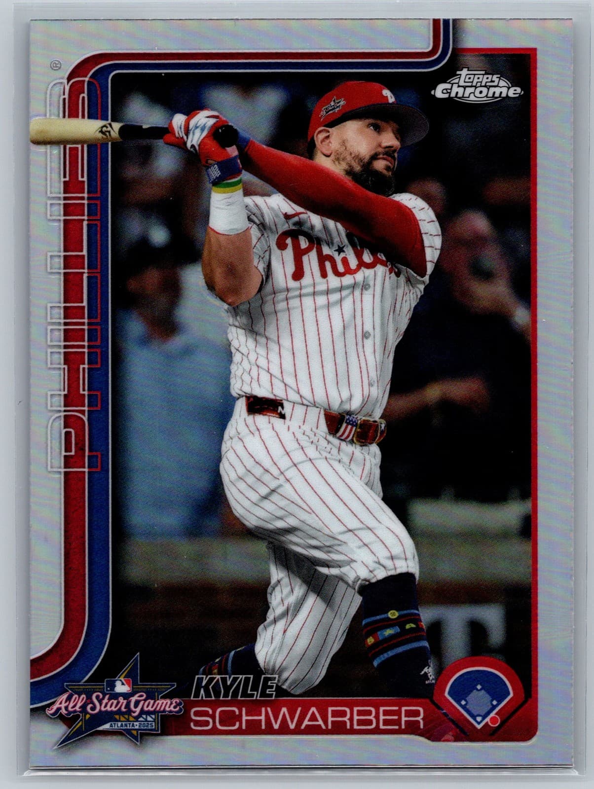 Kyle Schwarber All 2025 Topps Chrome 2025 Topps Chrome refractor