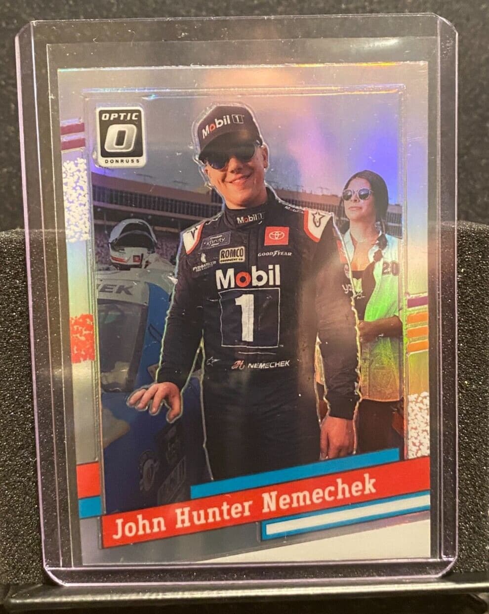 John Hunter Nemechek 2024 Donruss Optic 2024 Donruss Optic holo-silver