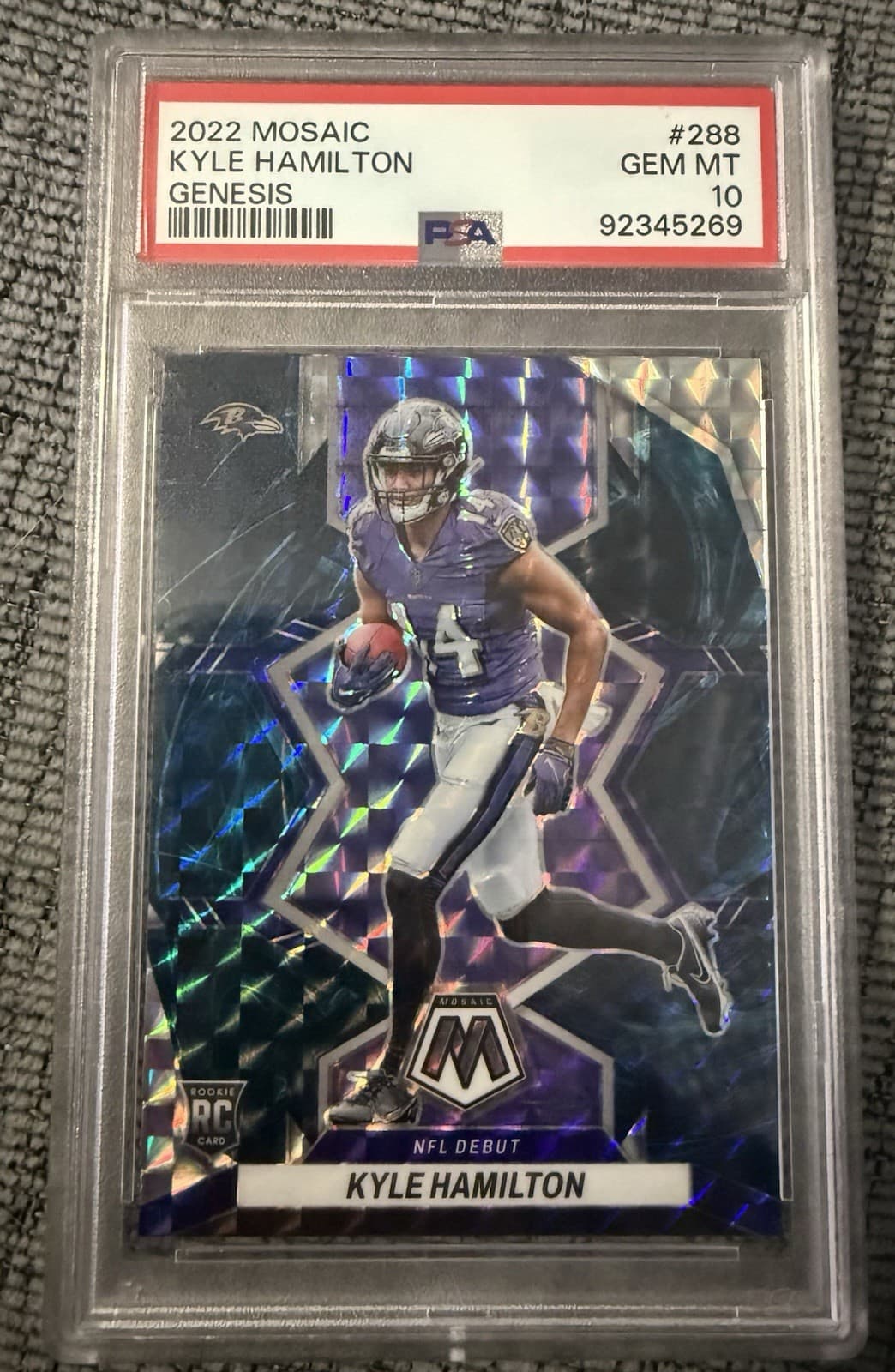 Kyle Hamilton 2022 panini Panini Mosaic