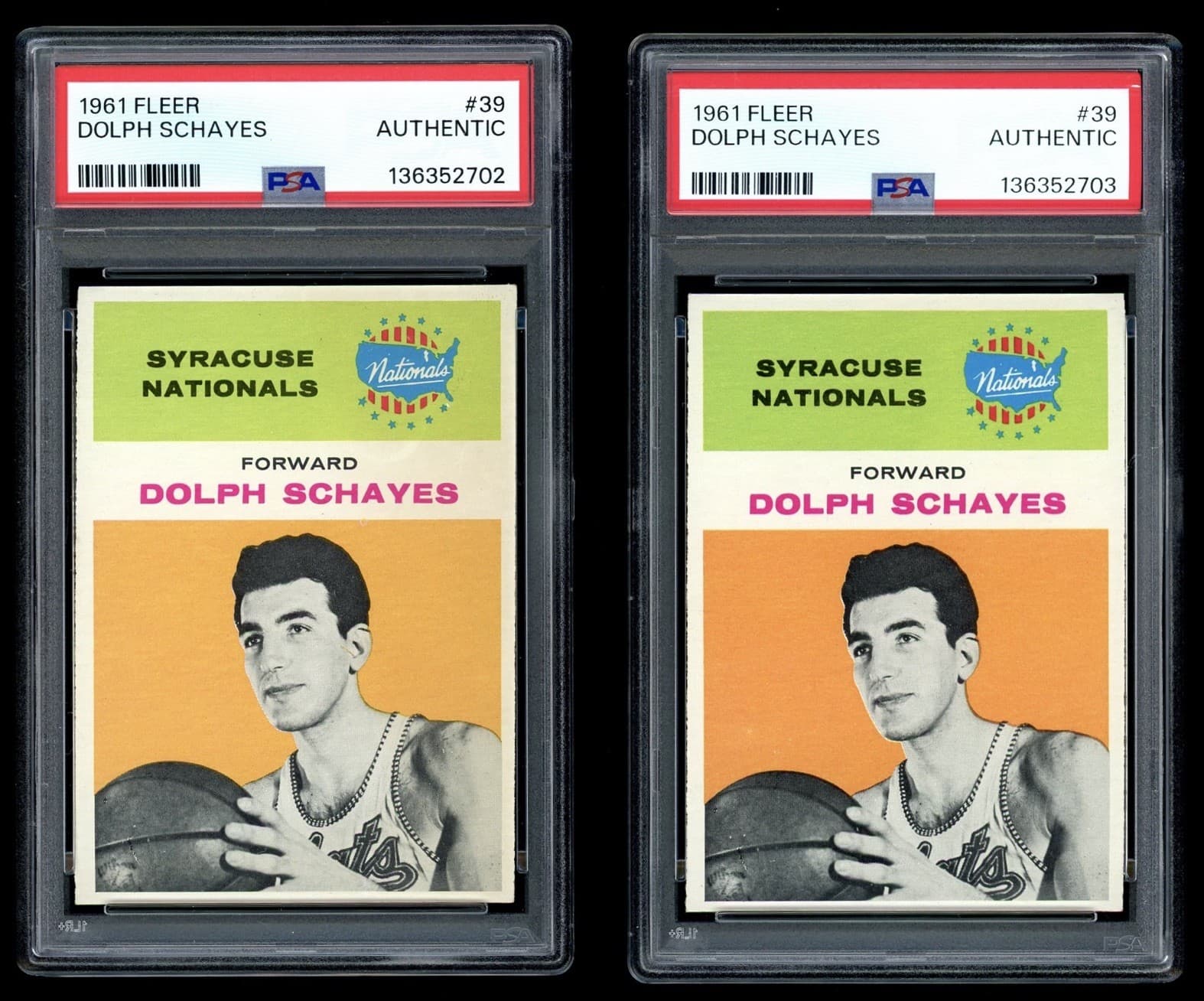 Dolph Schayes Nationals 1961 Fleer
