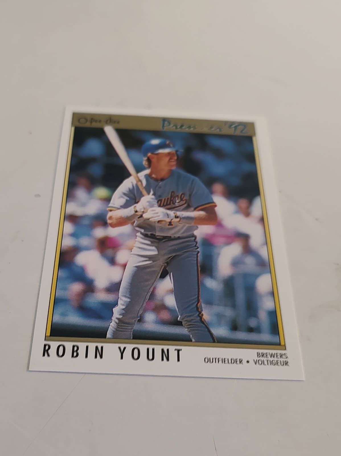 Robin Yount 1992 topps