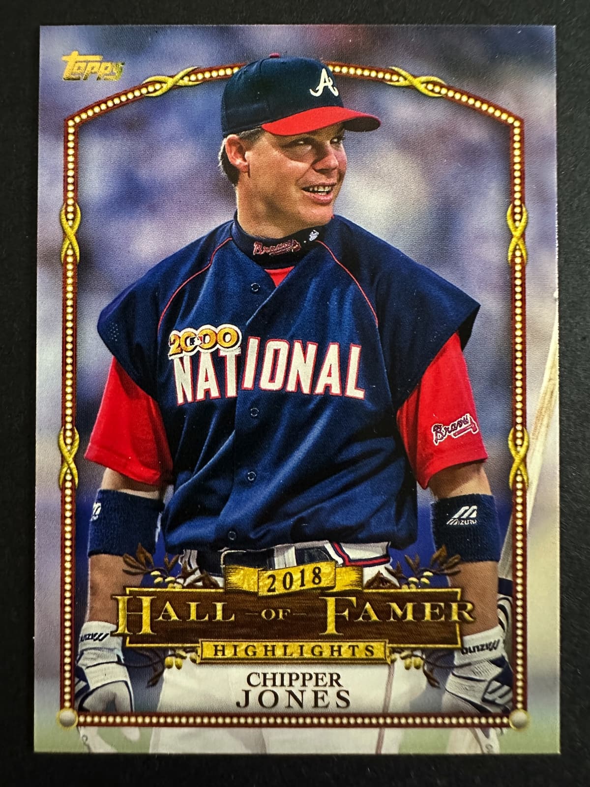Chipper Jones Baseball 2018 Topps Update