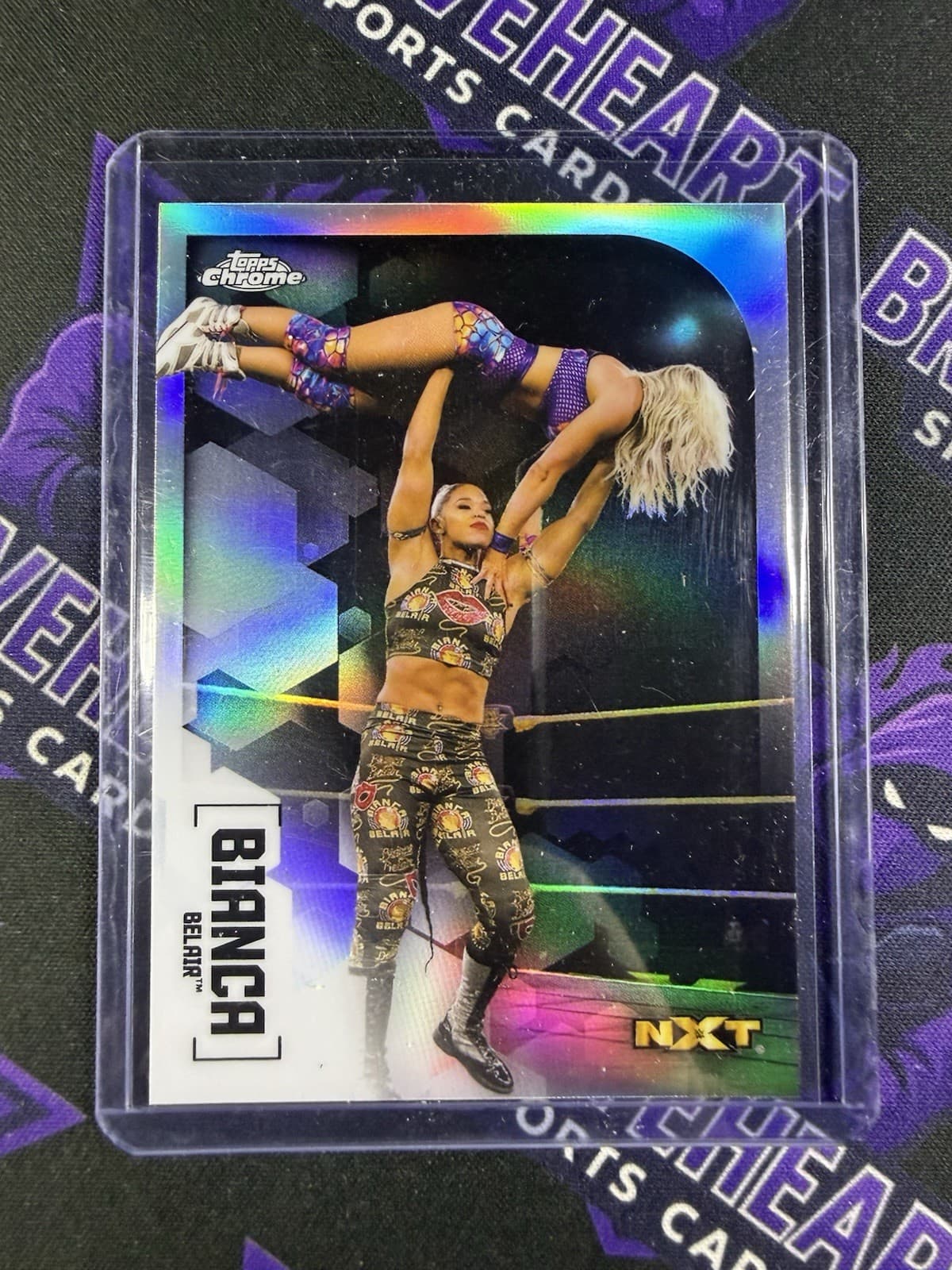 Bianca Belair 2020 Topps Chrome 2020 Topps Chrome refractor