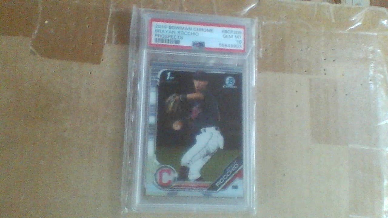 Prospects Brayan Rocchio 2019 Bowman Chrome 2019 Bowman Chrome