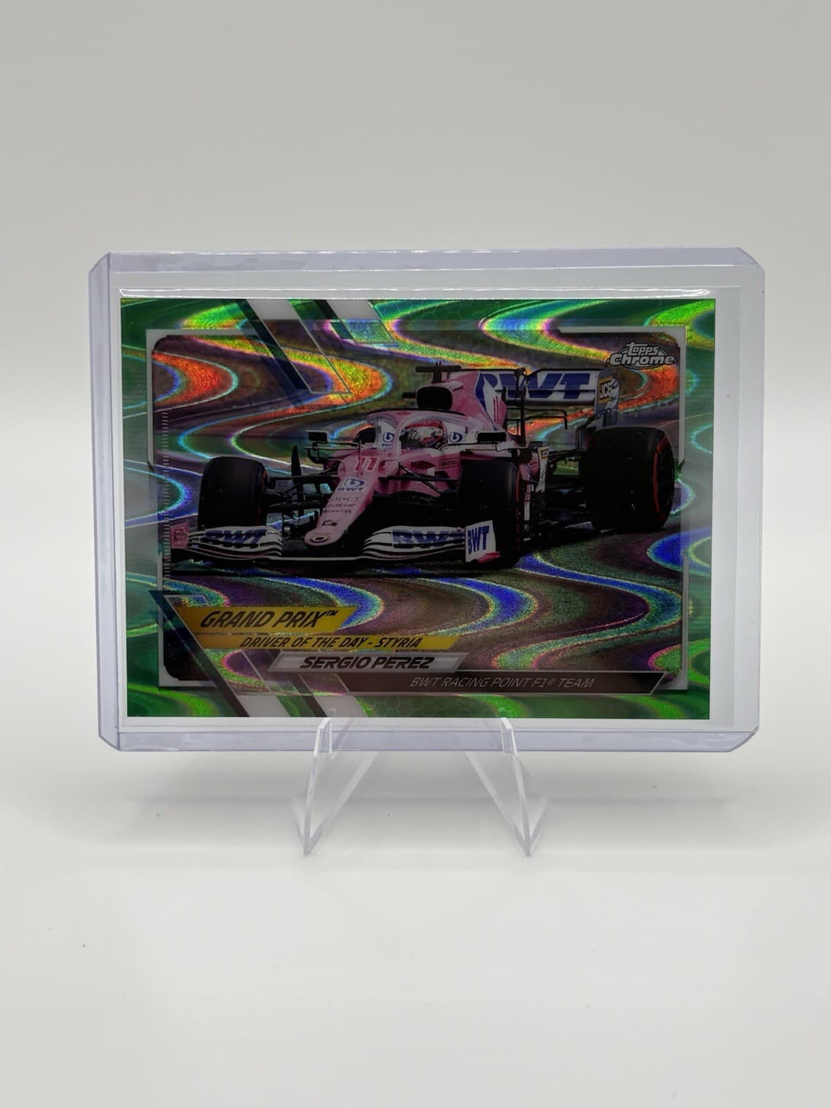 Sergio Perez Green 2021 Topps Chrome 2021 Topps Chrome
