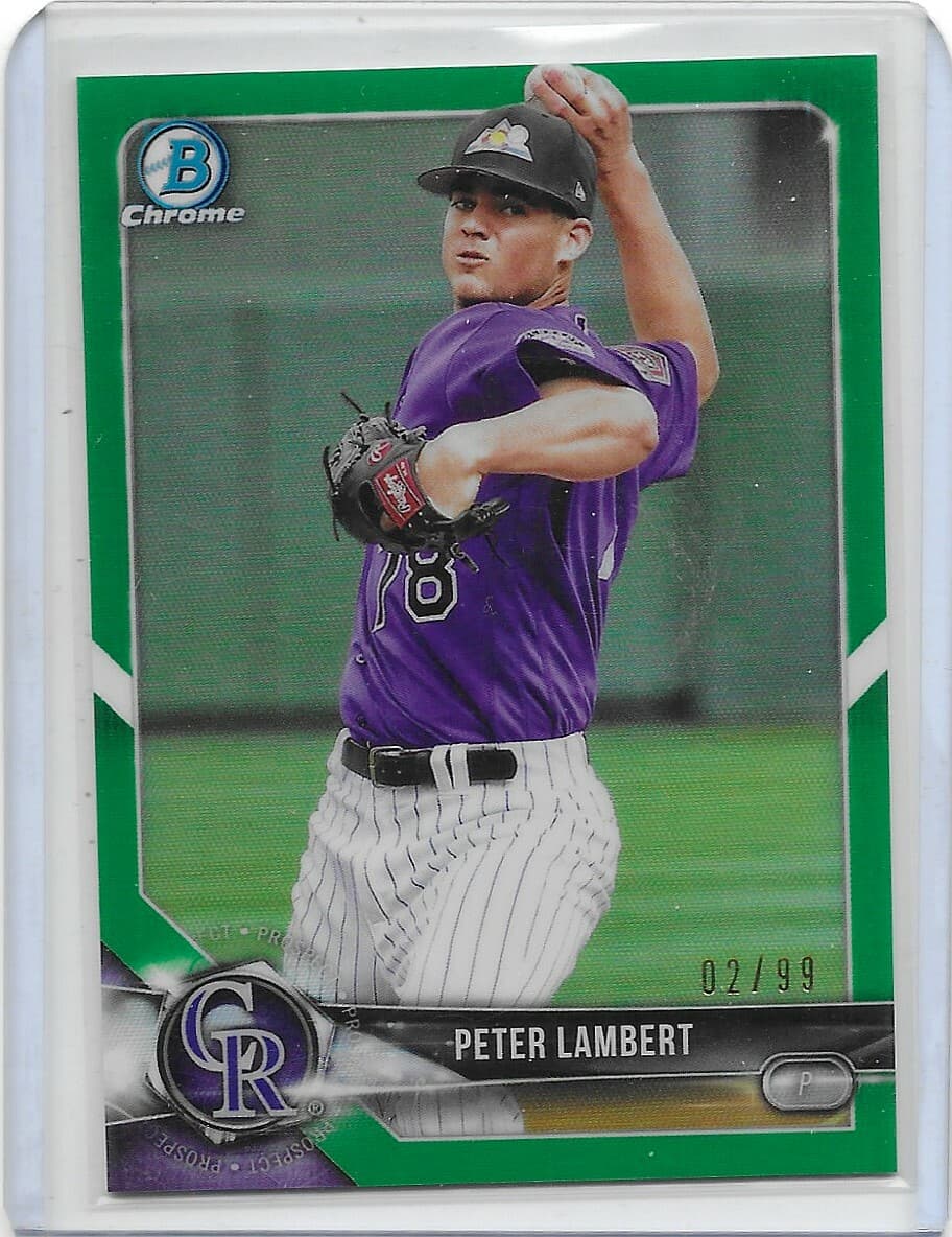 Prospects Green Refractors 2018 Bowman Chrome 2018 Bowman Chrome
