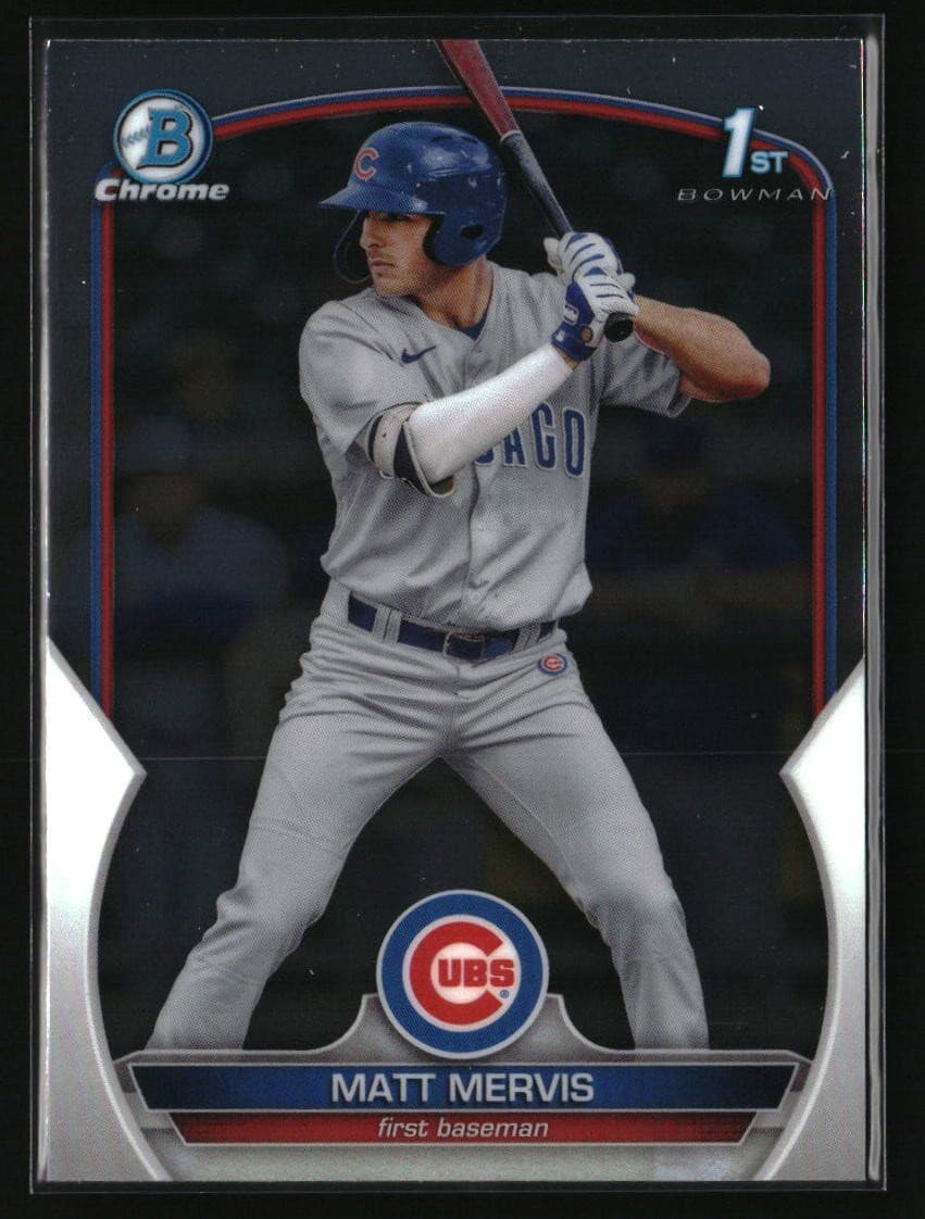 Prospects Matt Mervis 2023 Bowman Chrome 2023 Bowman Chrome