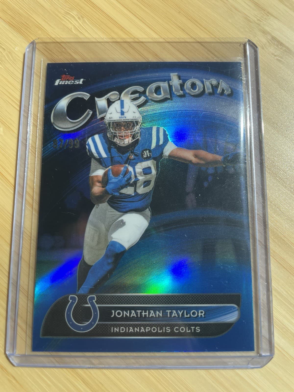 Football Jonathan Taylor 2025 Topps Finest 2025 Topps Finest