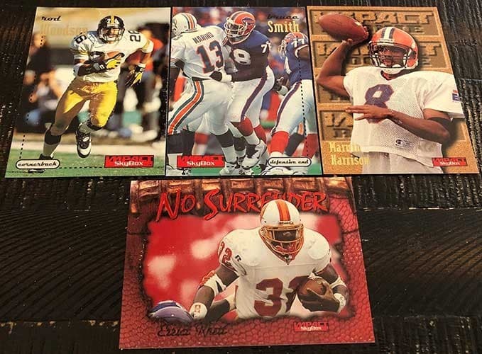 Football Trading Cards 1996 Skybox 1996 Skybox