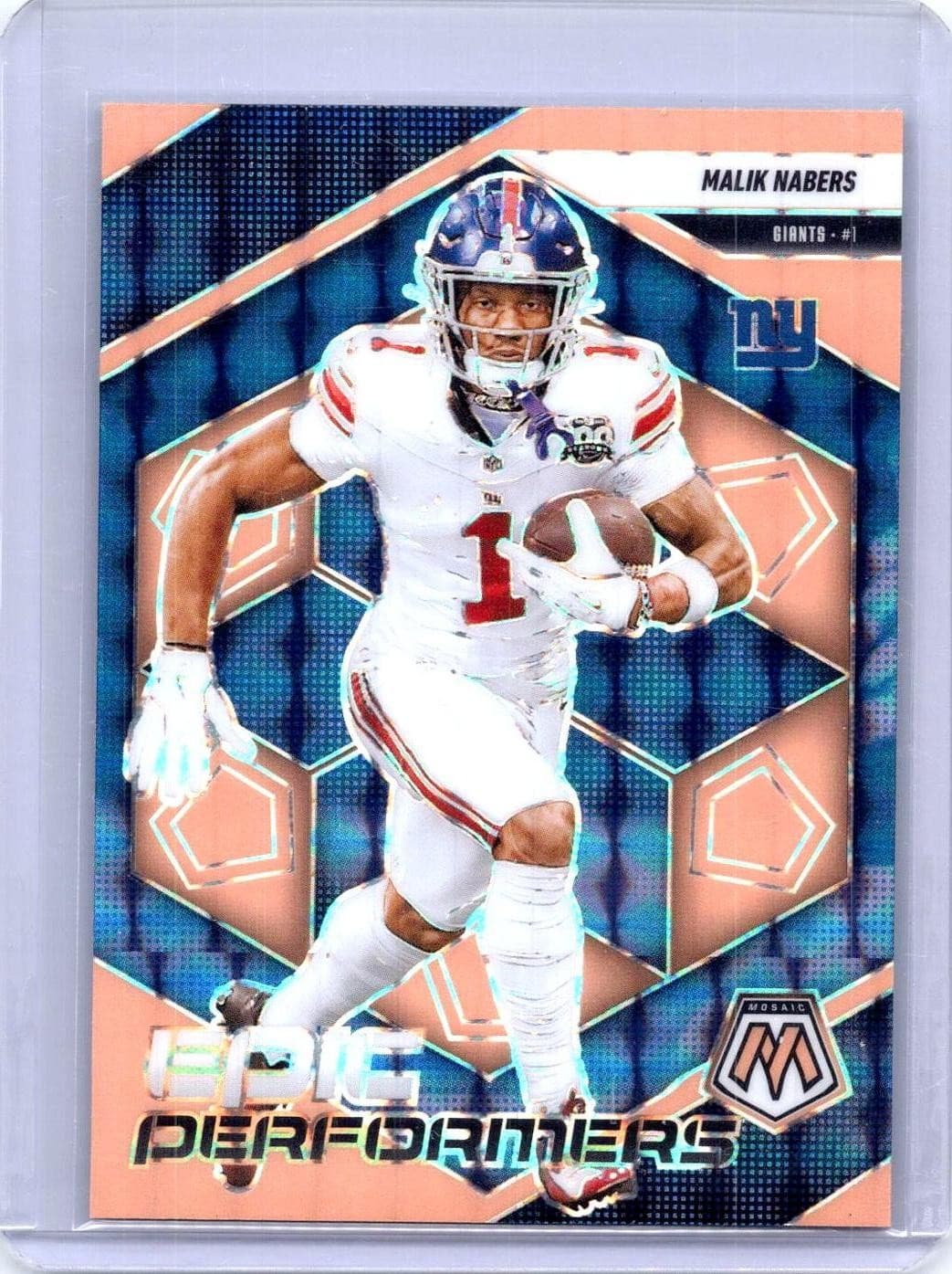 Malik Nabers Epic 2025 Panini Mosaic 2025 Panini Mosaic
