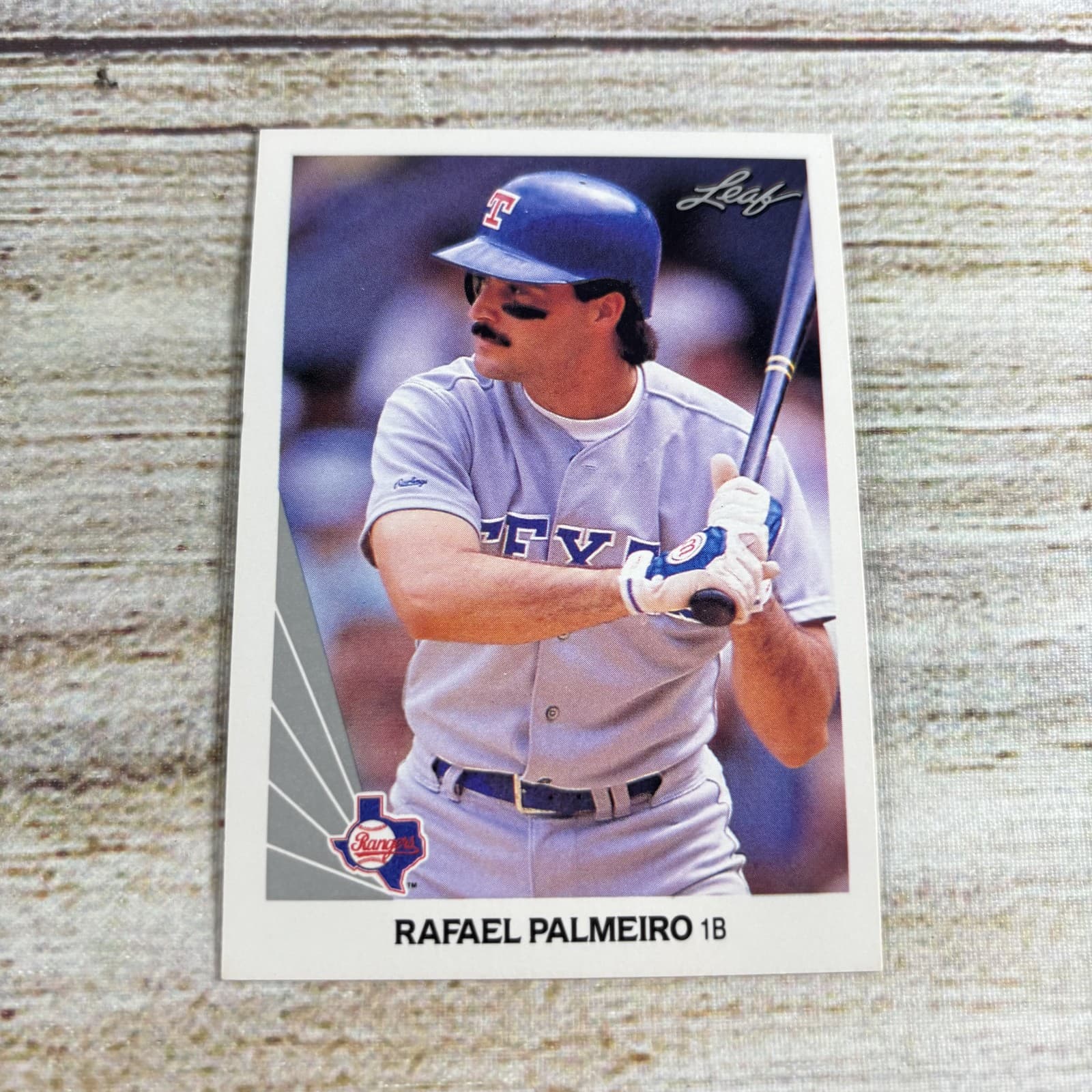 Rafael Palmeiro Texas 1990 Leaf