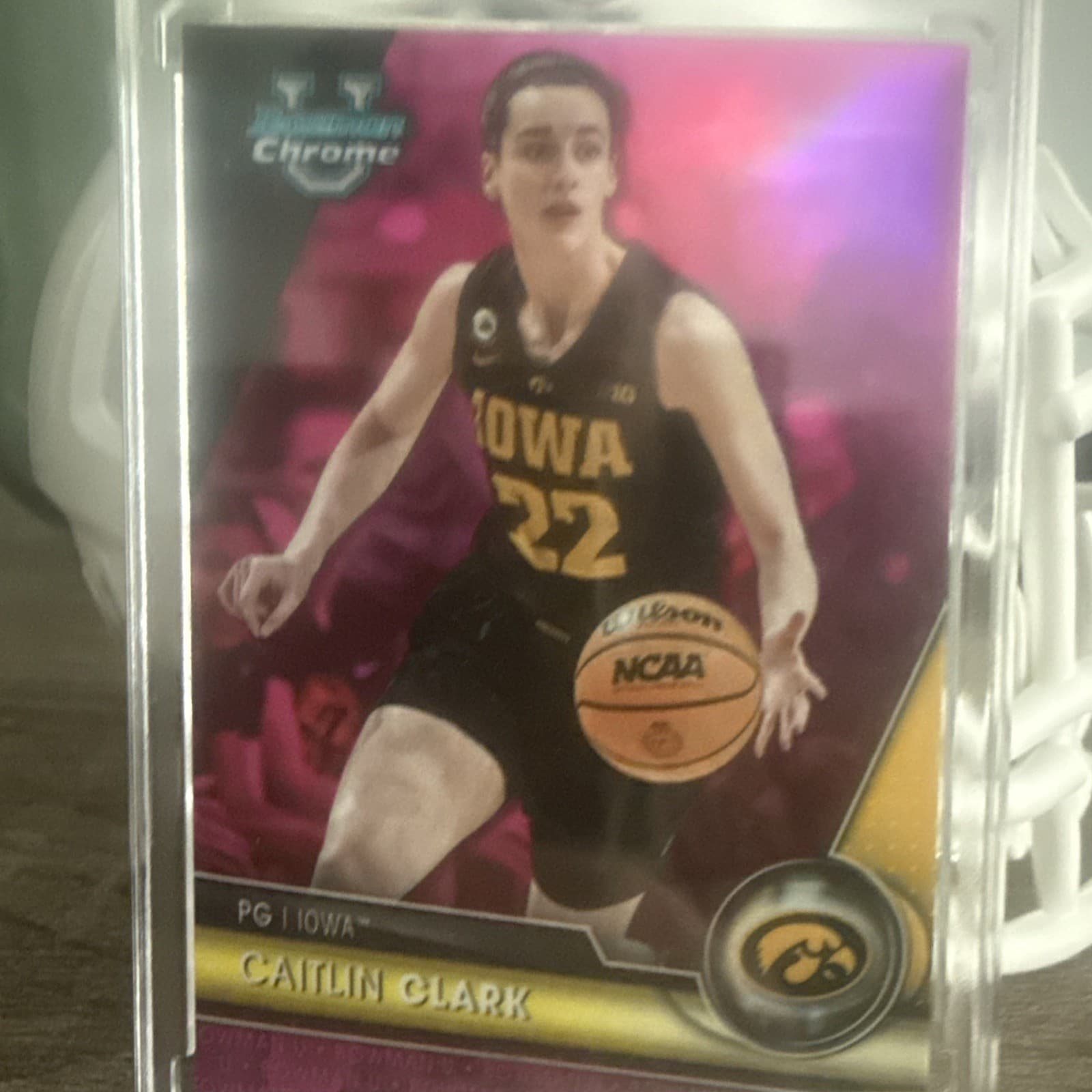 University Caitlin Clark 2023 Bowman 2023 Bowman pink-refractor
