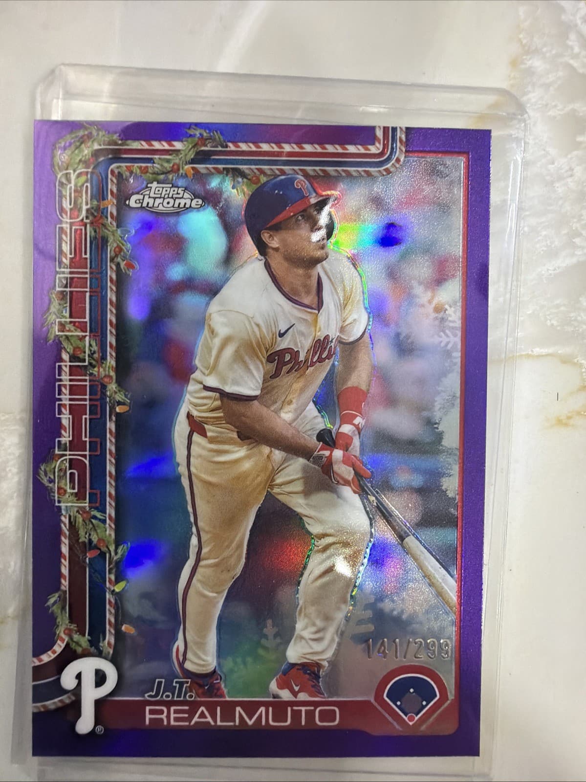 Purple Phillies 2025 Topps 2025 Topps purple-refractor