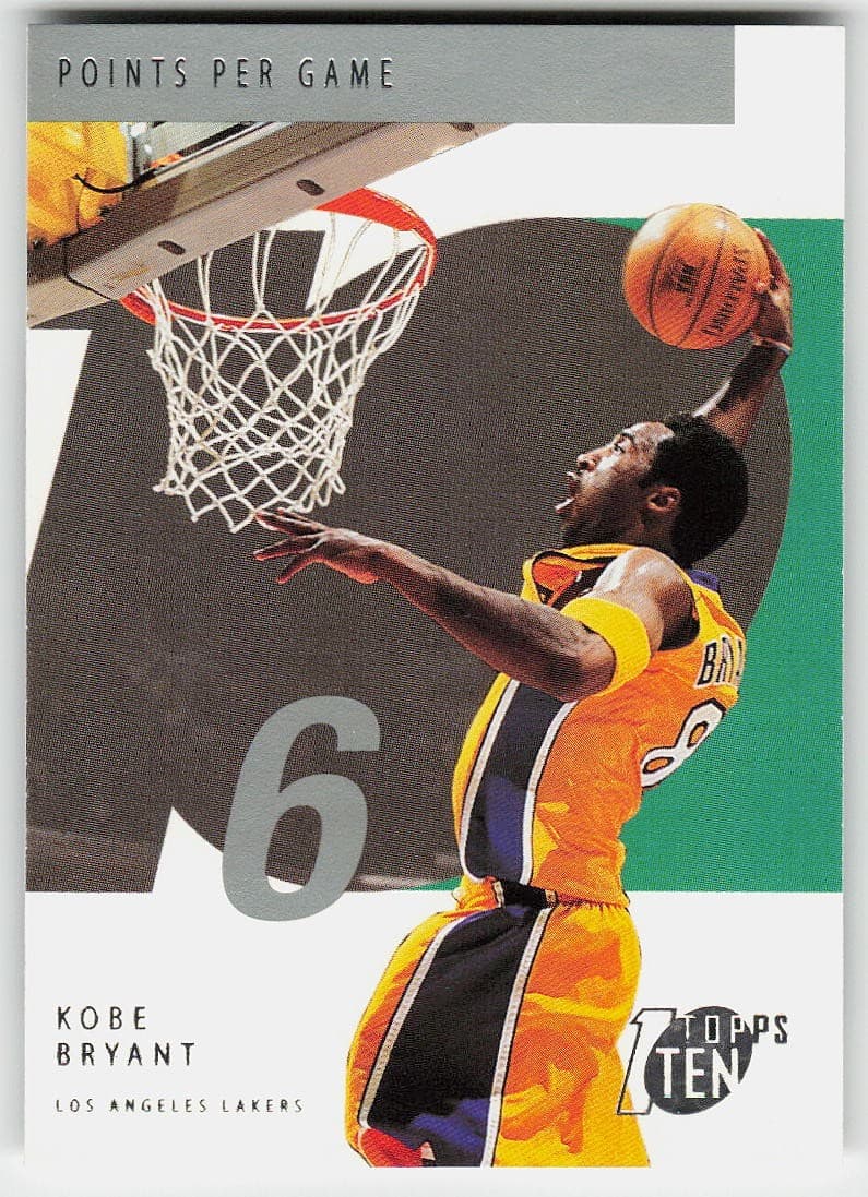 Ten Kobe Bryant 2002 Topps