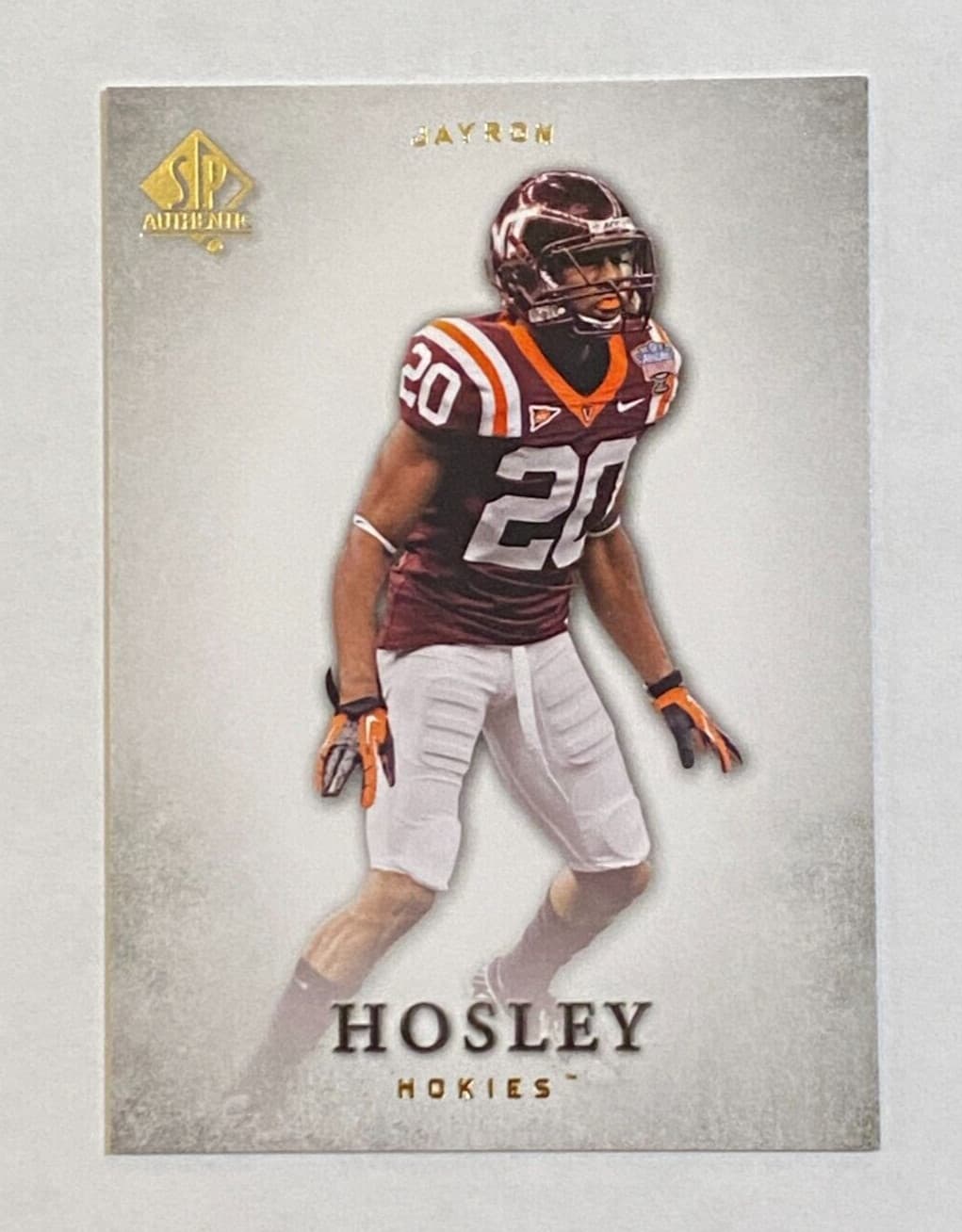 Authentic Jayron Hosley 2012 Upper Deck SP