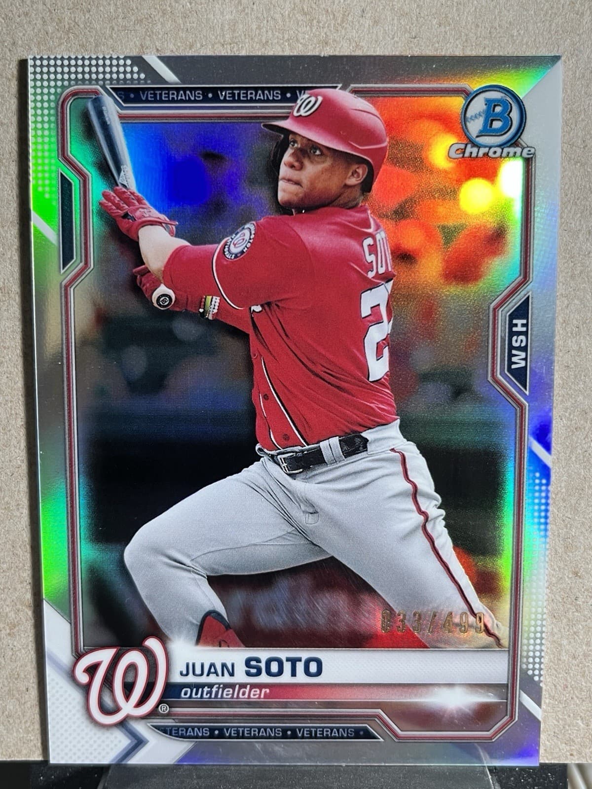 Juan Soto 2021 Bowman Chrome 2021 Bowman Chrome