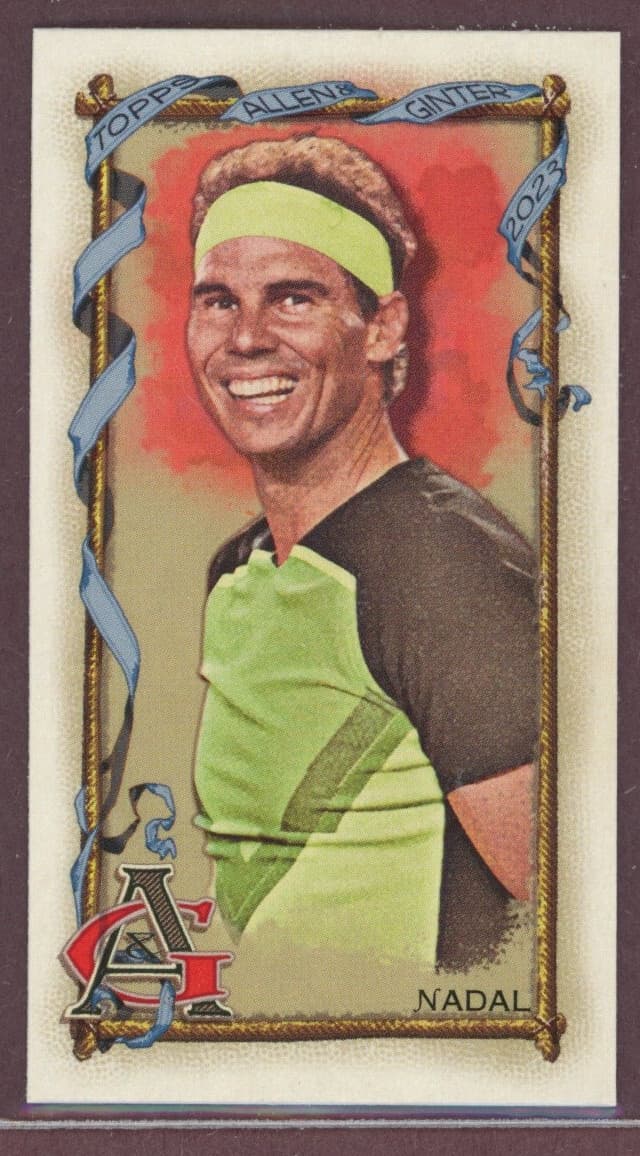 Rafael Nadal trading card