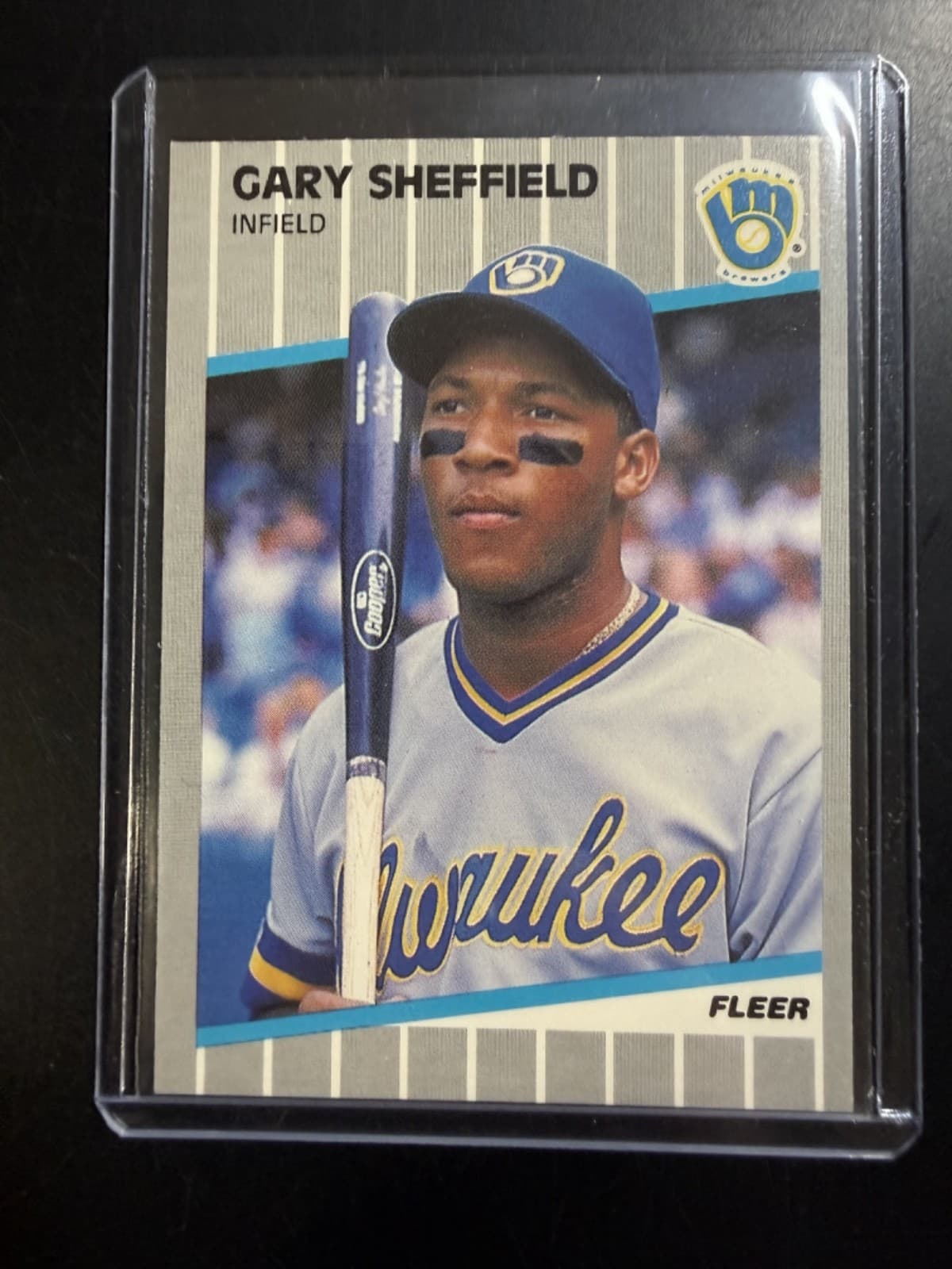 Gary Sheffield Milwaukee 1989 Fleer