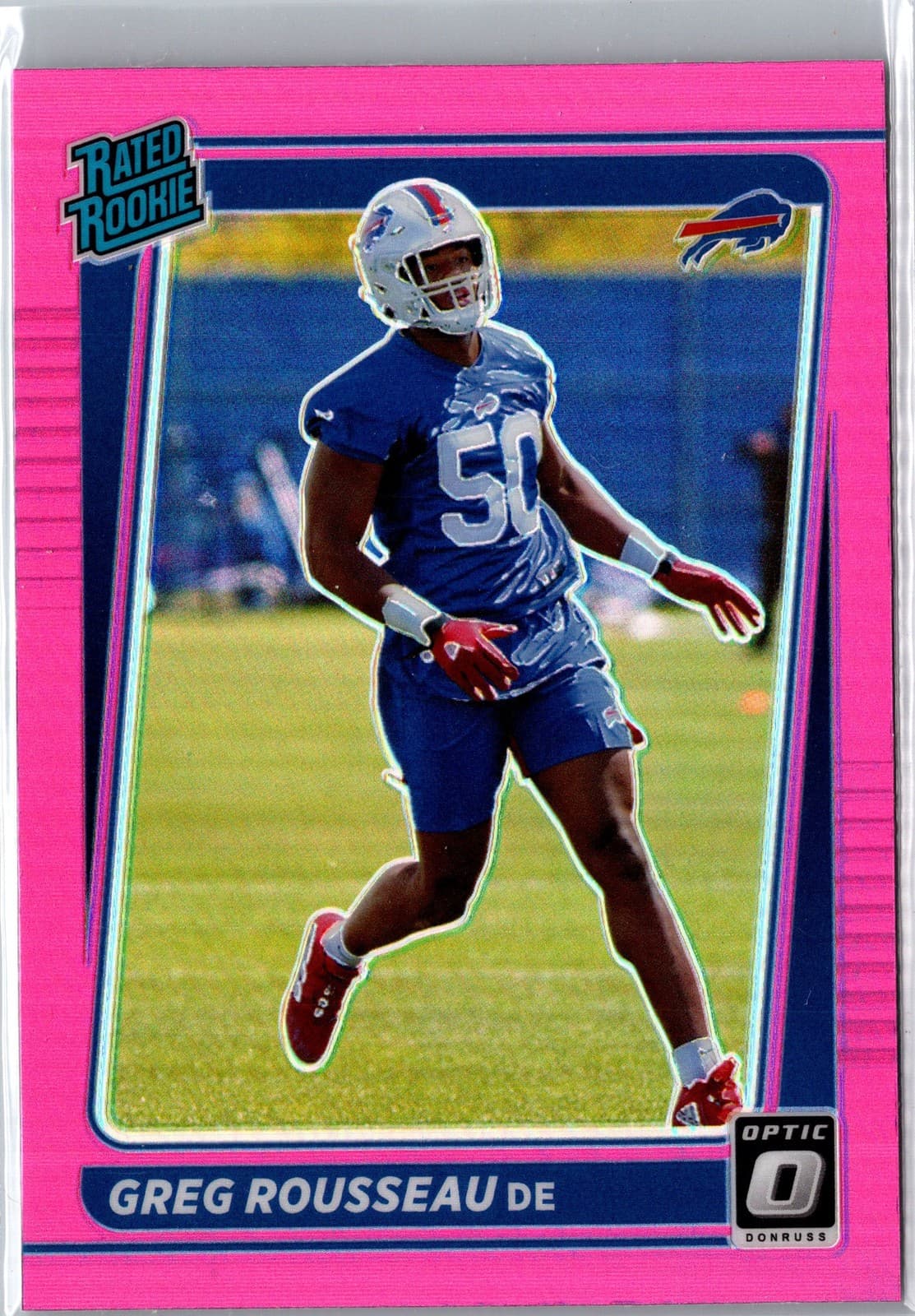 Greg Rousseau Optic 2021 Donruss 2021 Donruss pink