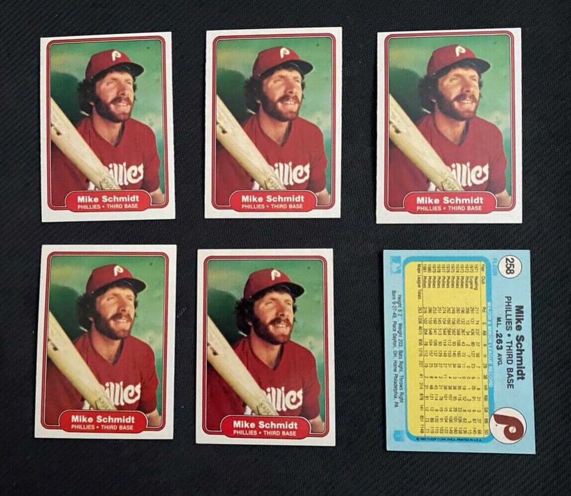 Mike Schmidt 1982 Fleer 1982 Fleer