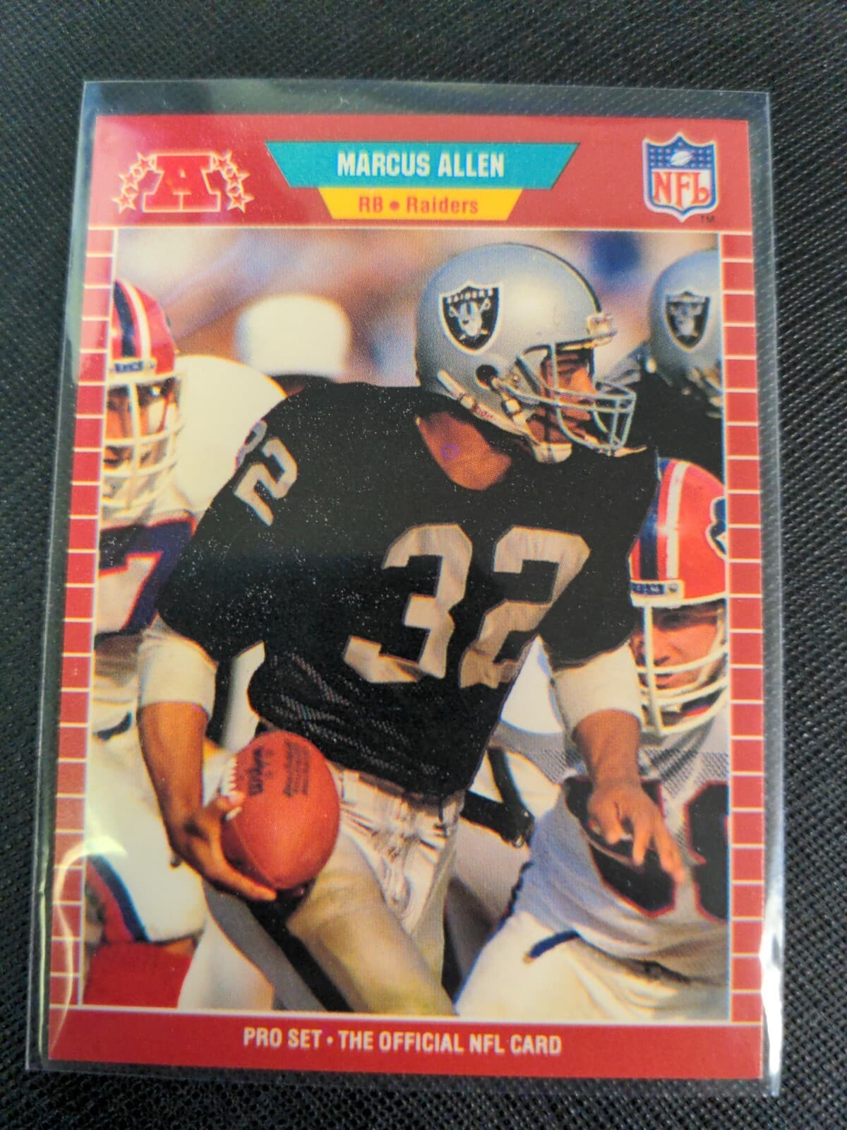 MARCUS ALLEN LOS ANGELES RAIDE 1989 Pro Set