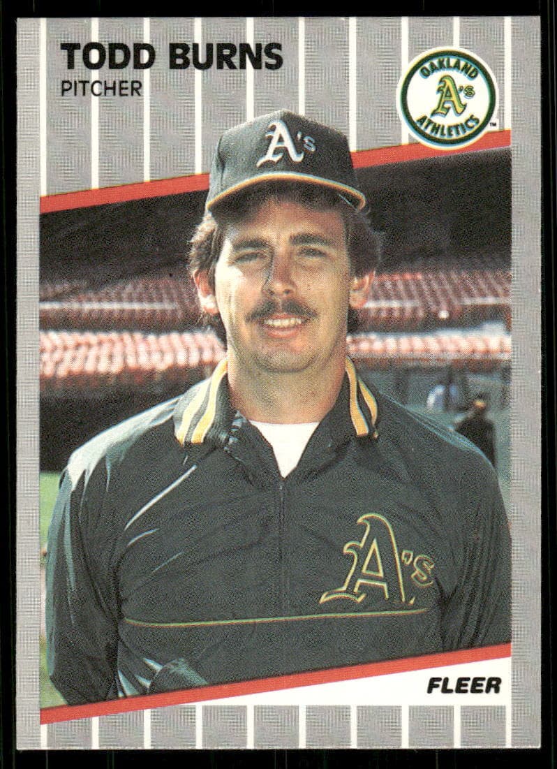 Todd Burns 1989 Fleer 1989 Fleer