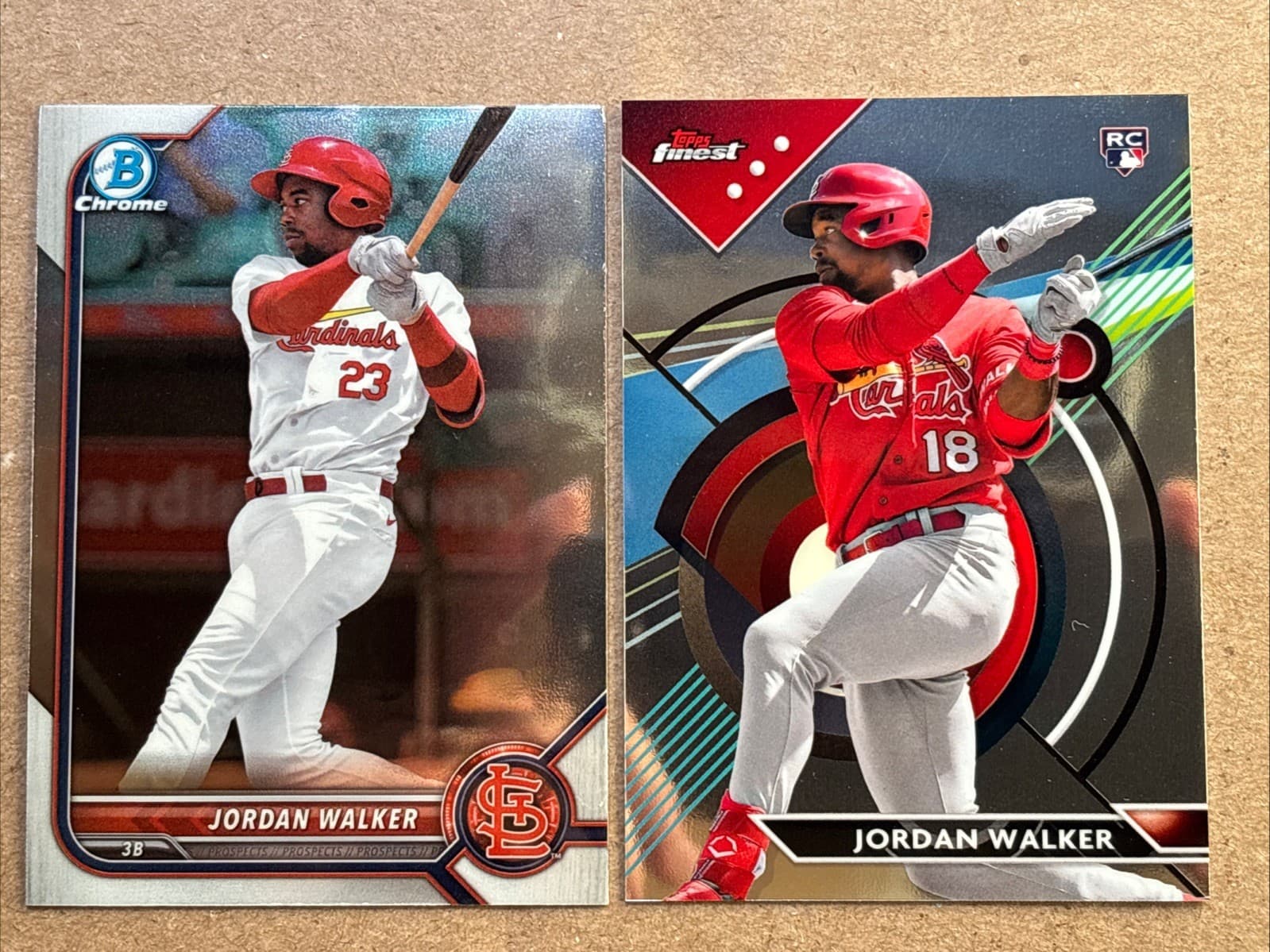 Jordan Walker Bowman 2022 Topps Finest 2022 Topps Finest