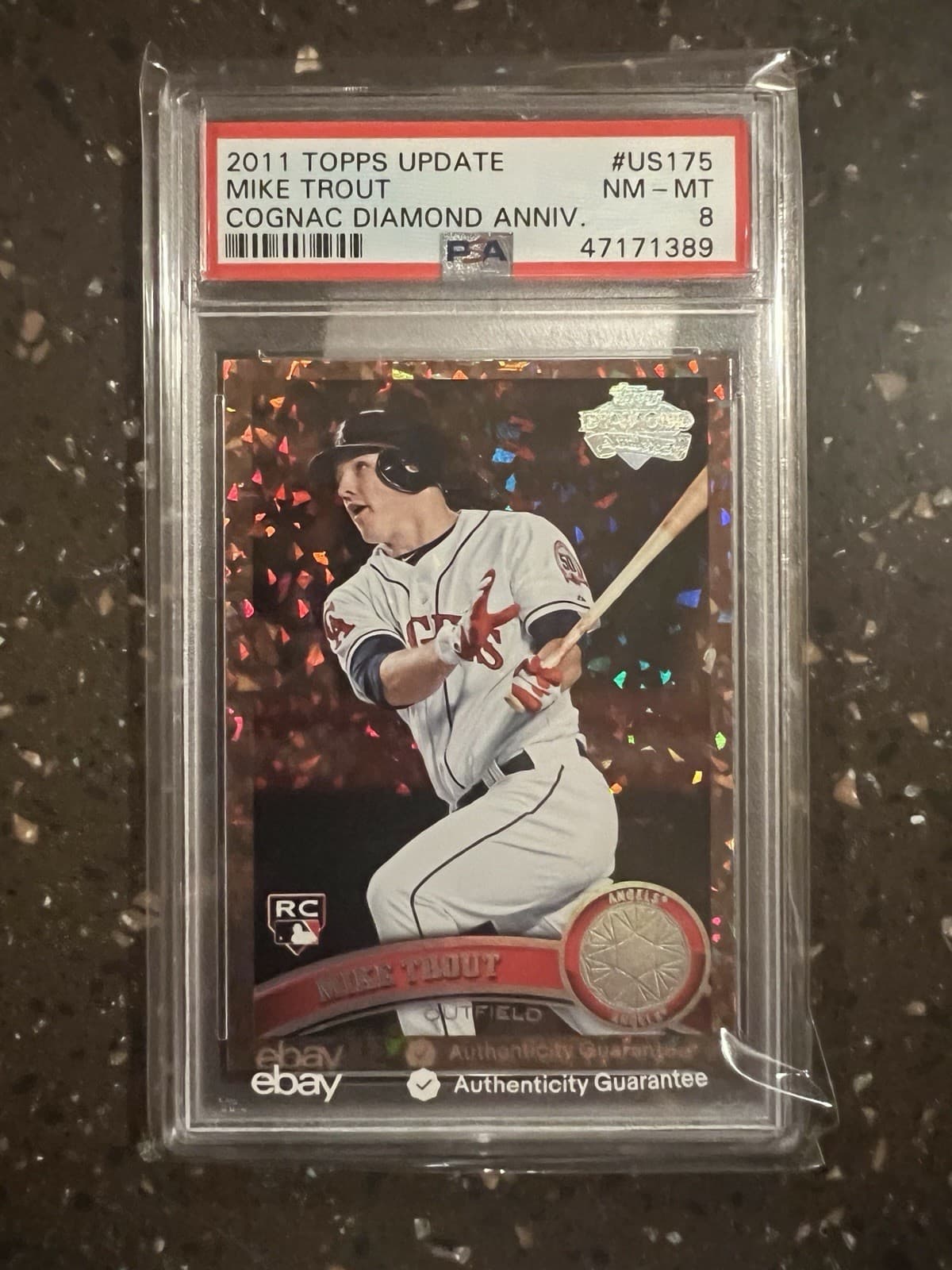 Mike Trout Cognac 2011 Topps Update 2011 Topps Update