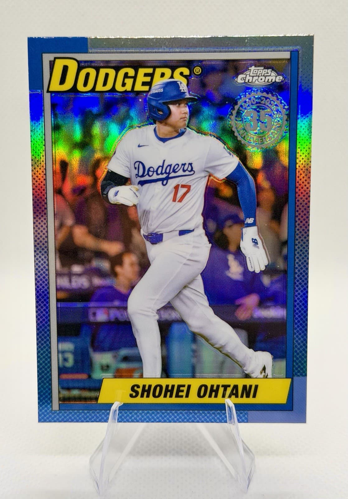 Shohei Ohtani Blue 2025 Topps Chrome